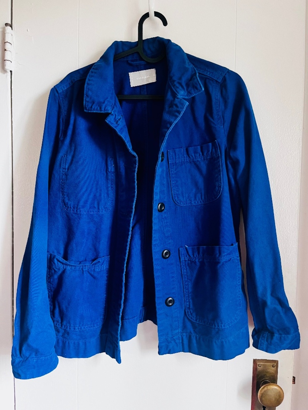 Everlane blue canvas chore jacket s